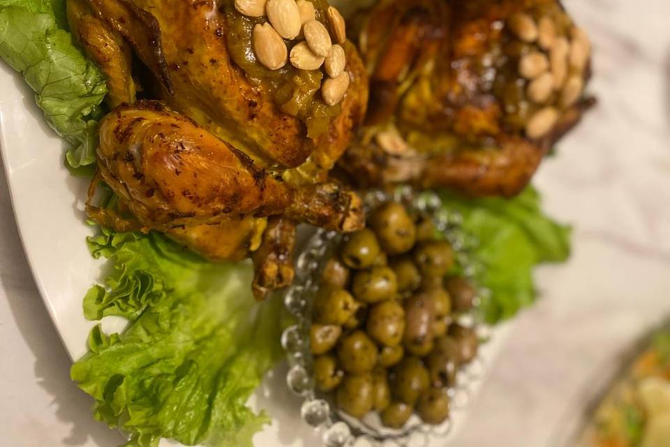 Poulet aux olives