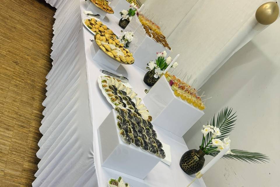 Buffet dînatoire chaud et froi