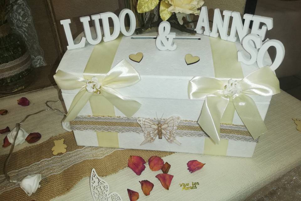 Boite à cadeaux des invités