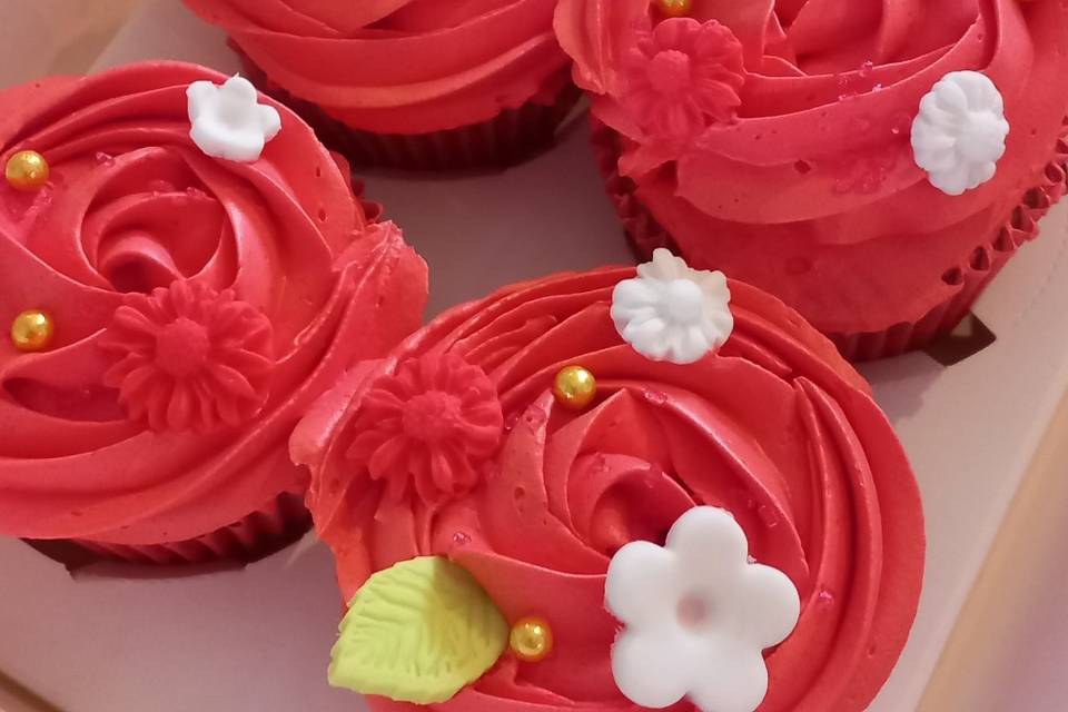 Cupcakes roses