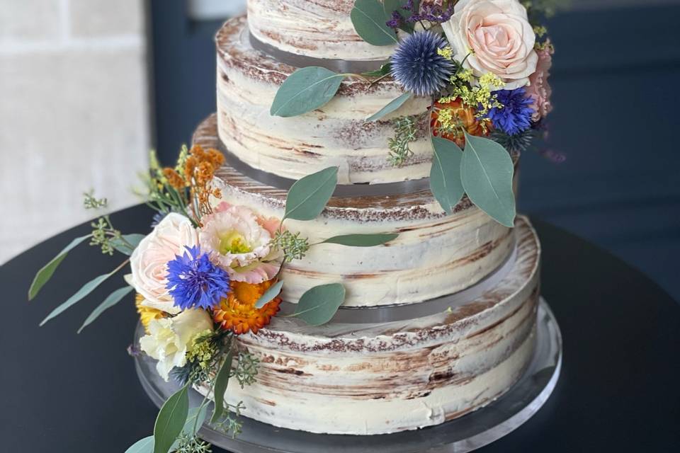 Gâteau de mariage Naked Cake