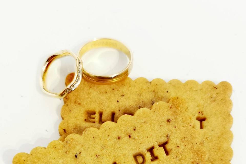 Biscuit texte mariage