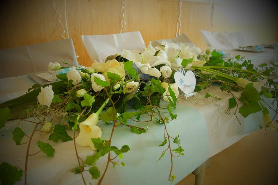 Décoration table des mariées