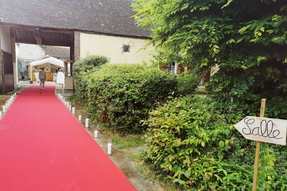 Entrée des invités