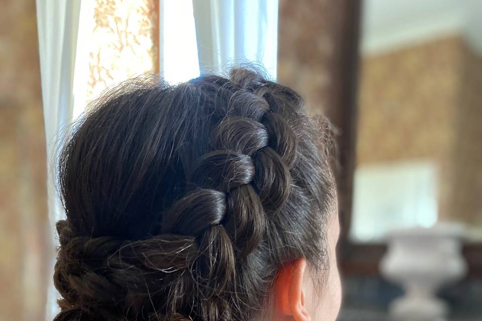 Coiffure d'invitée