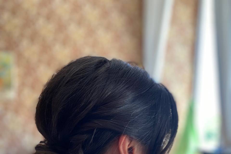 Coiffure d'invitée