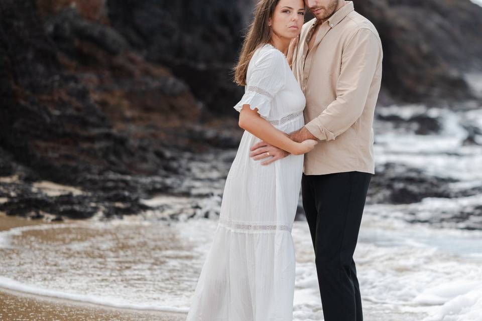 Séance engagement plage