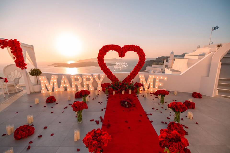Le demande en mariage