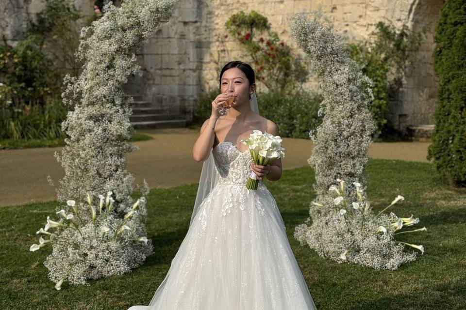 Bouquet de mariée & arche