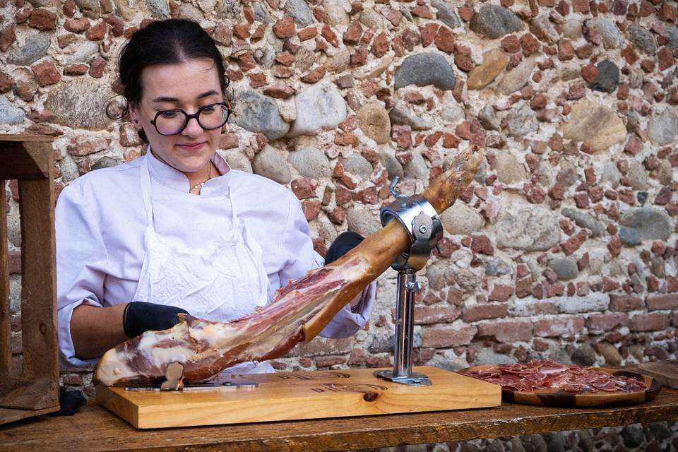 Animation Jambon à la découpe