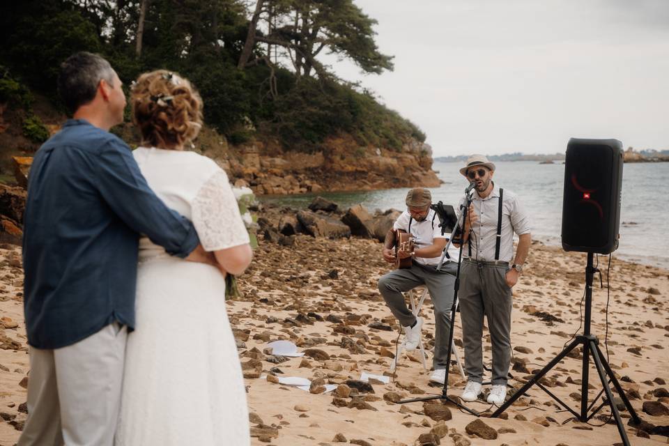 Cérémonie à la plage