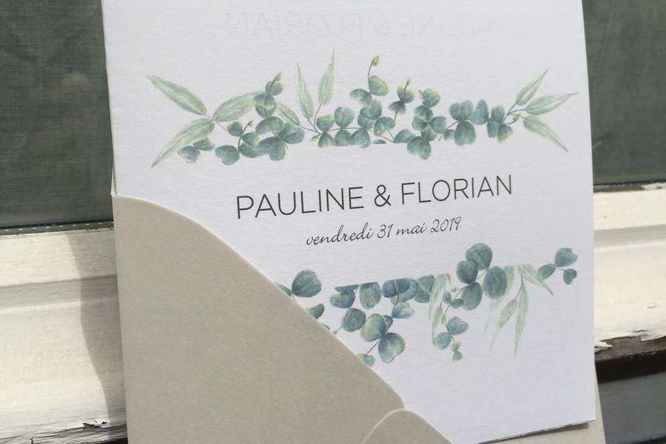 Mariage eucalyptus