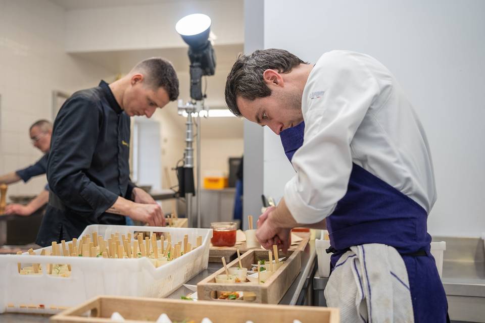 Nicolas et Jules en cuisine