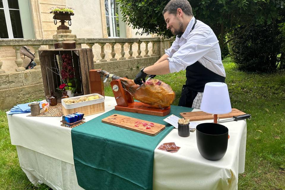 Découpe de jambon