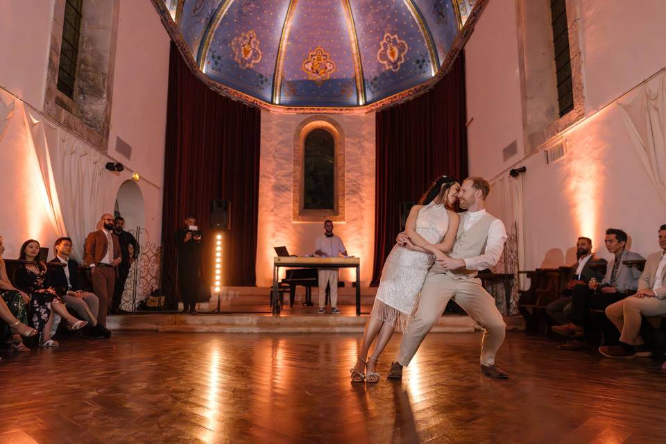 Soirée dans la chapelle