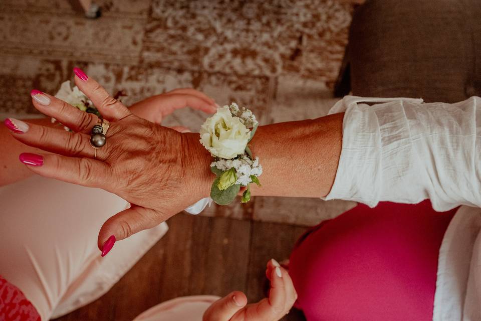 Bracelet de fleurs
