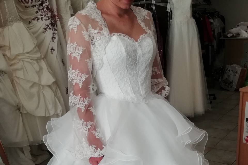 Creation unique robe de mariée