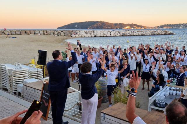 Mariage au bord de mer