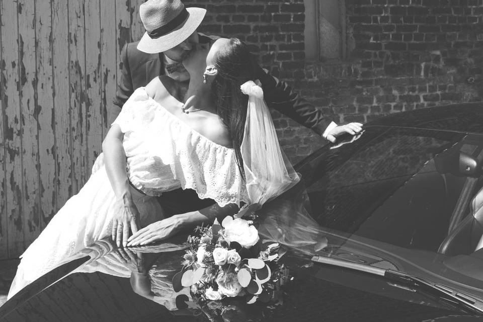 Couple et voiture