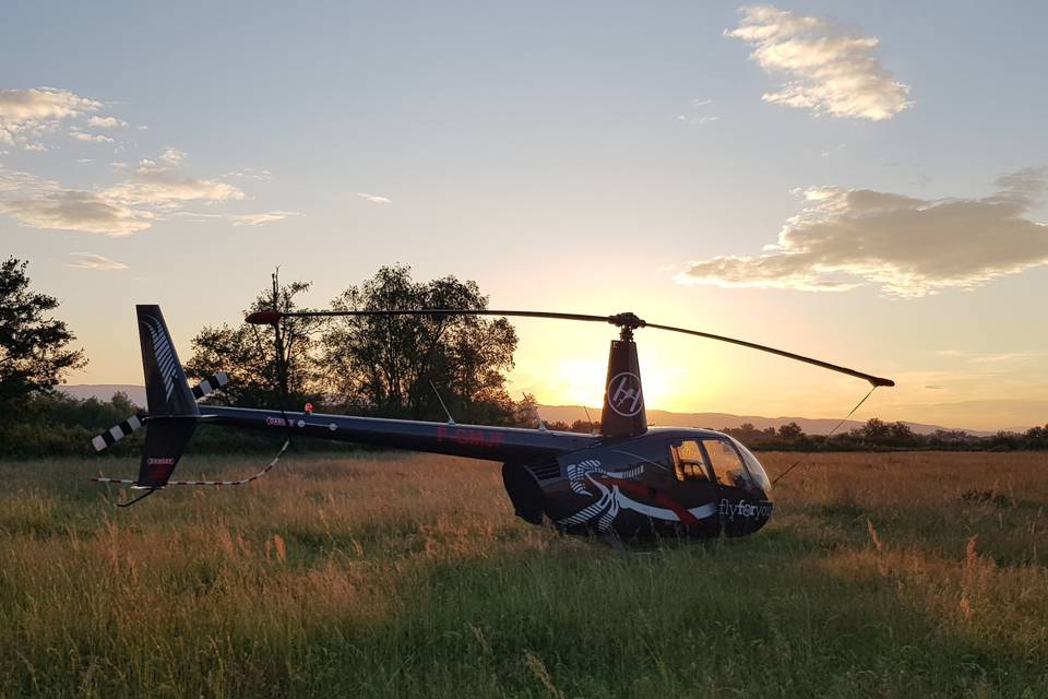 Coucher de soleil R44