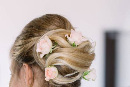 Barrettes en fleurs