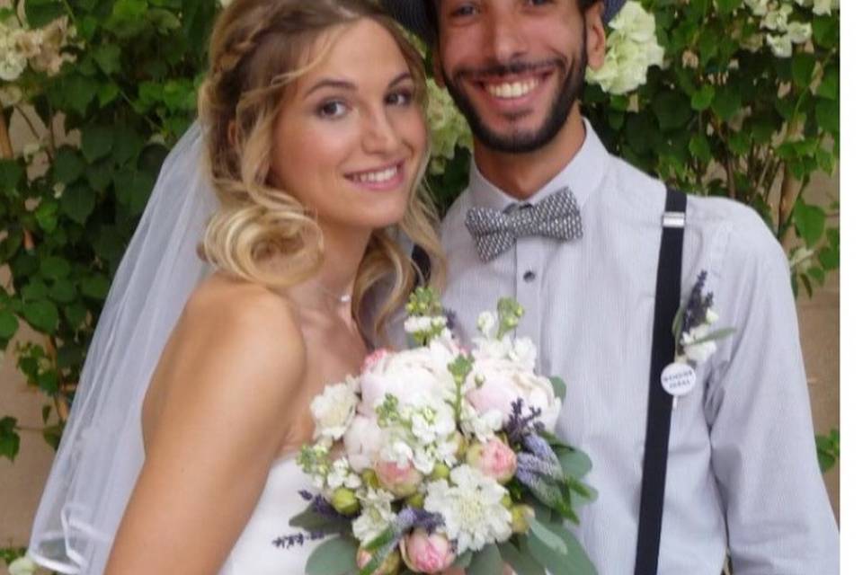 Bouquet de mariée/boutonnière