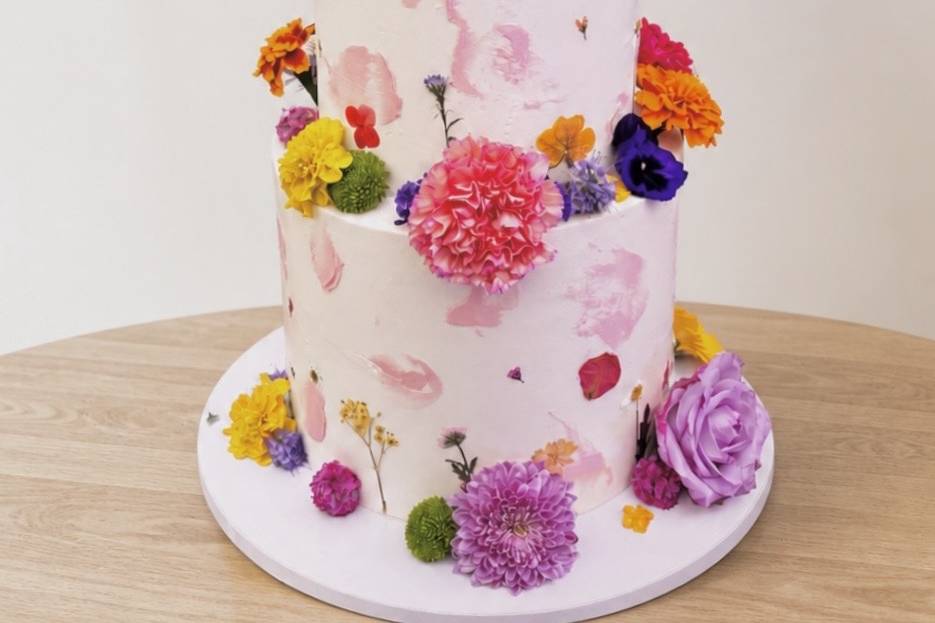 Fleural Wedding cake