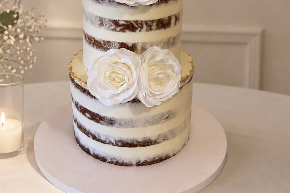 Naked Wedding cake