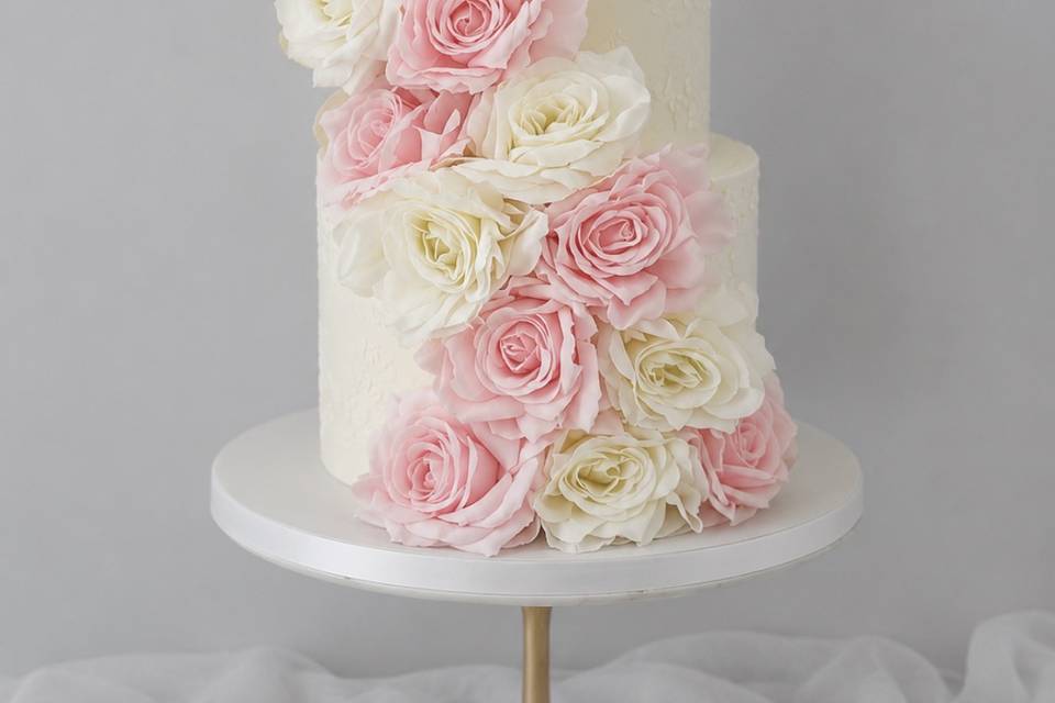 Wedding cake texturé