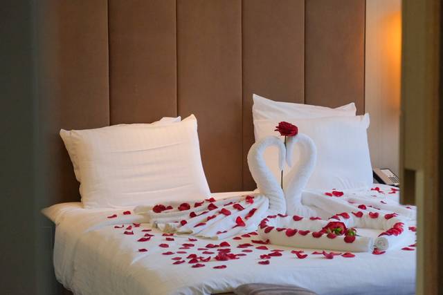 Chambre set up romantique
