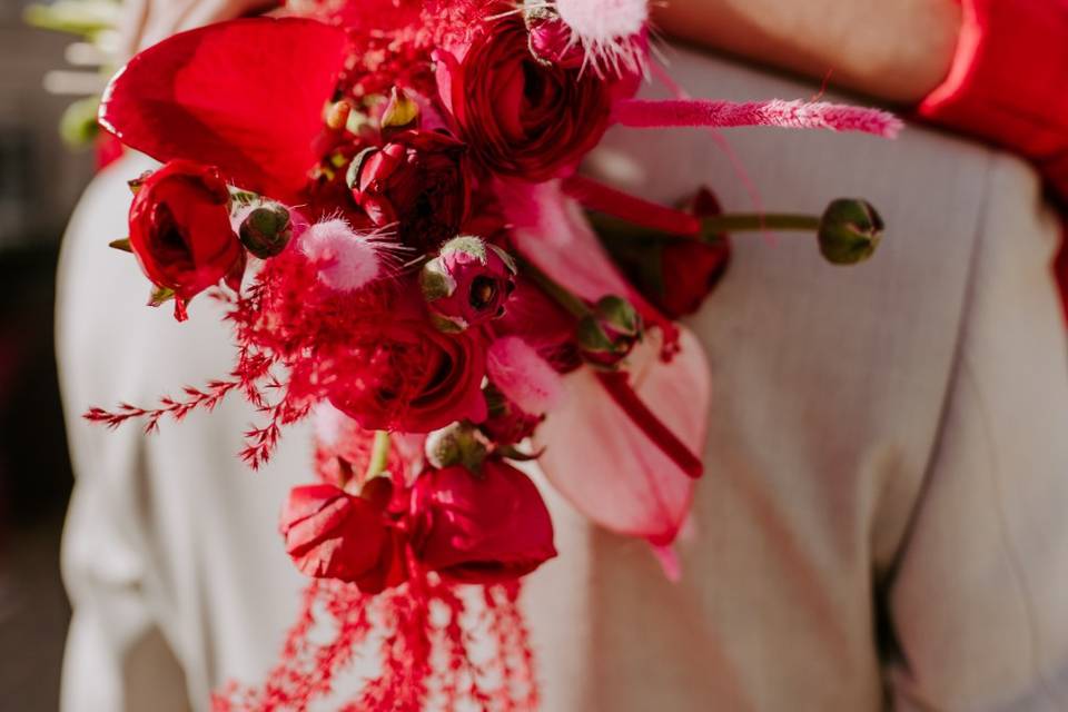 Bouquet romantique St valentin