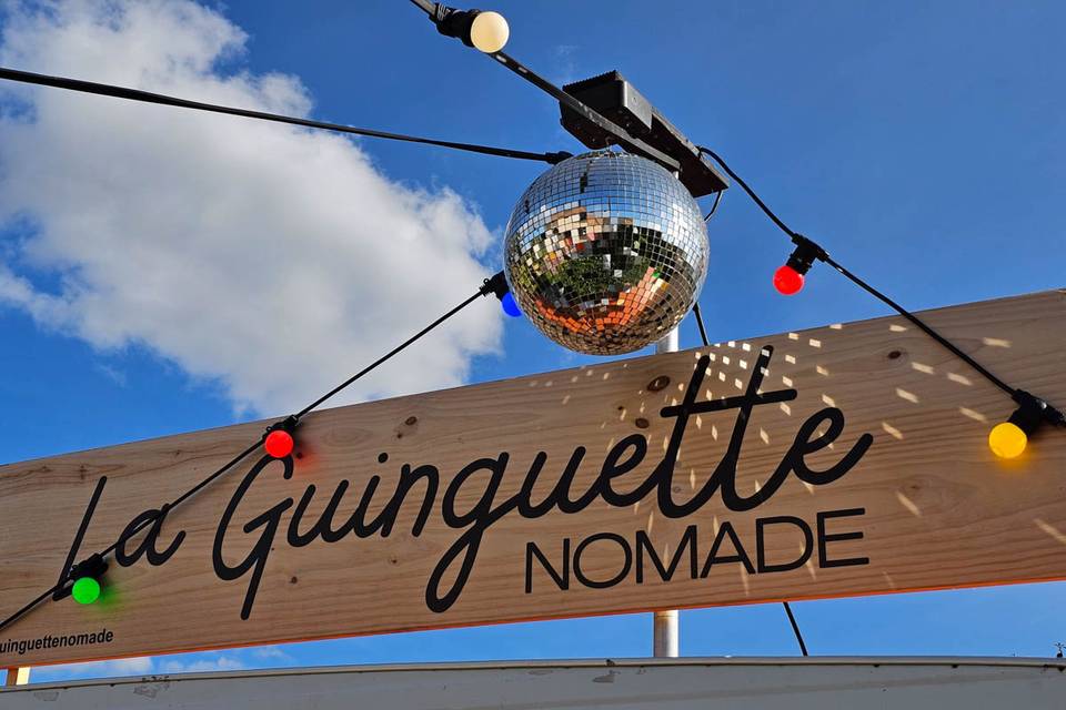 Enseigne La Guinguette Nomade