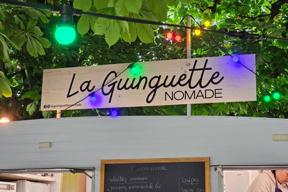Enseigne La Guinguette Nomade