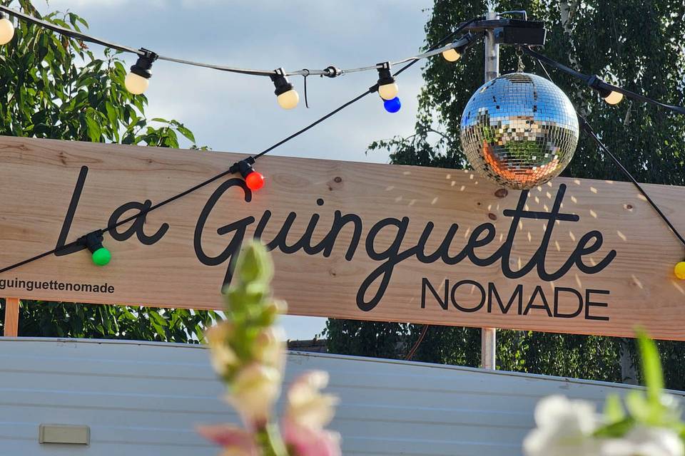Enseigne La Guinguette Nomade