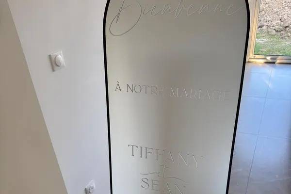 Avis client : panneau bienvenu
