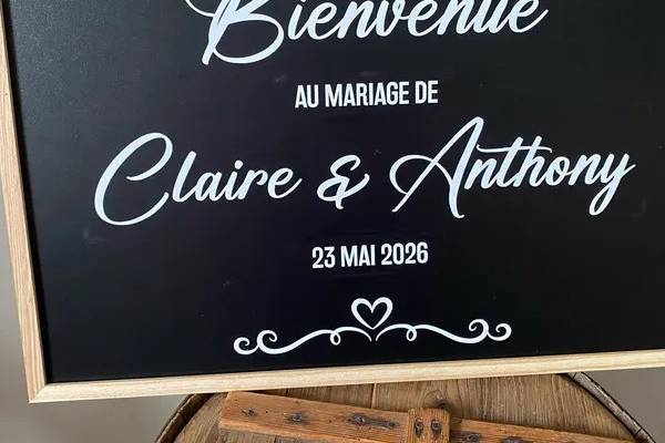 Avis client : panneau bienvenu
