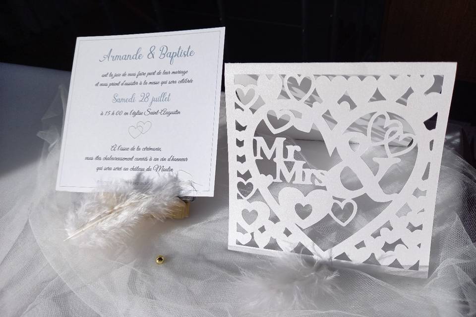 Faire part M & Mrs