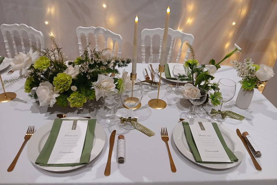 Présentation d'une table