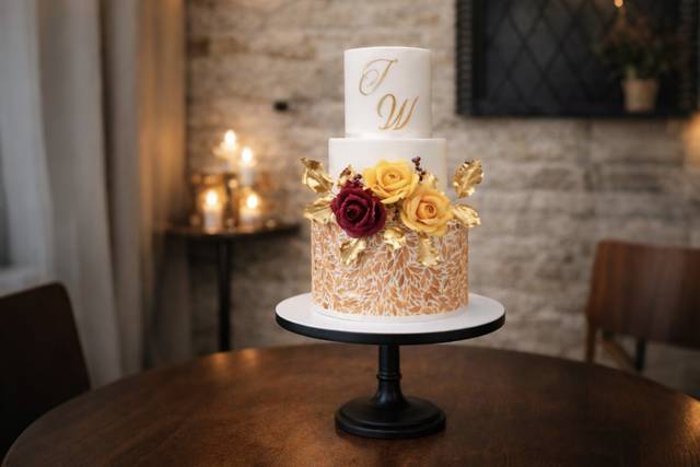Wedding cake automne