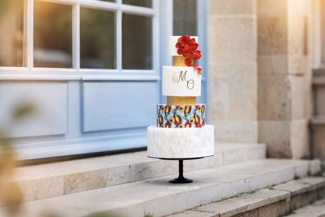 Wedding cake ethnique
