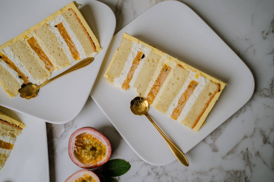 Layer cake Vanille exotique