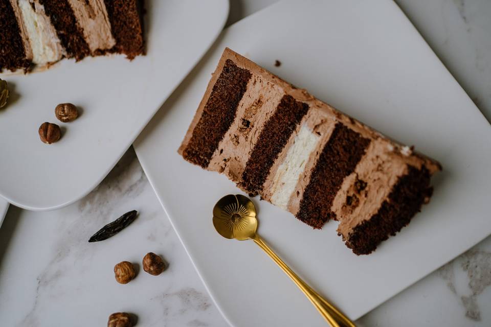 Layer cake Chocolat au lait