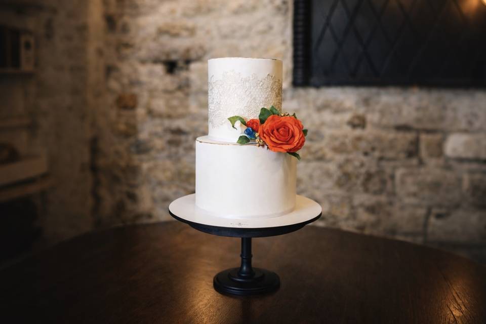 Wedding cake romantique