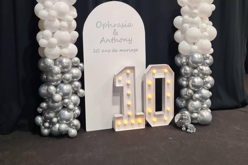 Décoration 10 ans de mariage