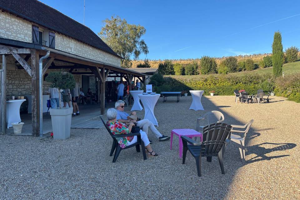 Une pause avant le repas