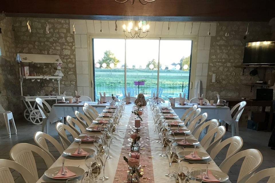 Table pour 30 personnes
