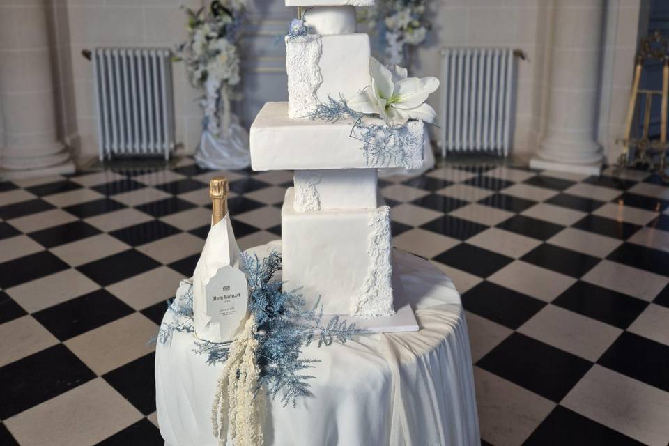 Wedding cake chic & épuré