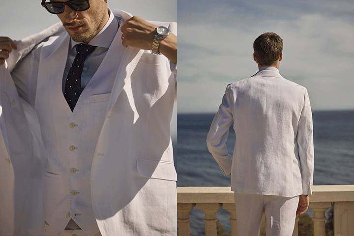 Le costume lin blanc
