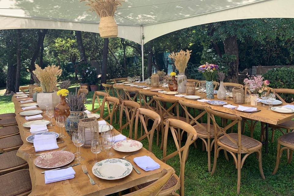 Tables en bois massif