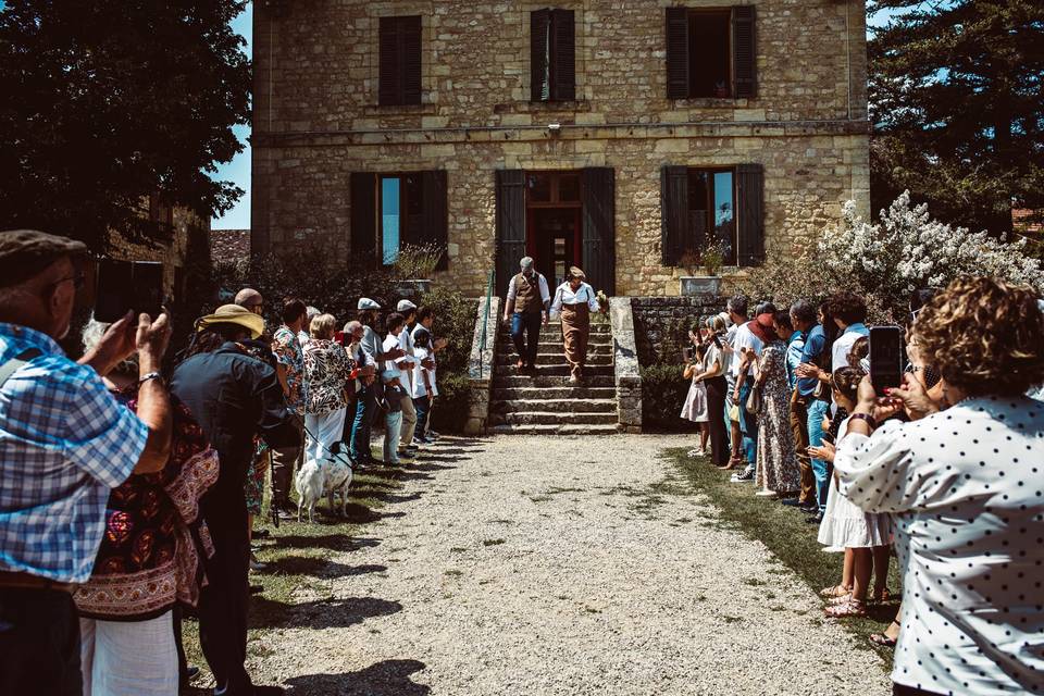 Cérémonie à la mairie